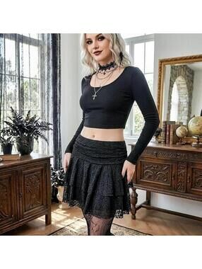 Sienna Sky Women's Black Skirt
